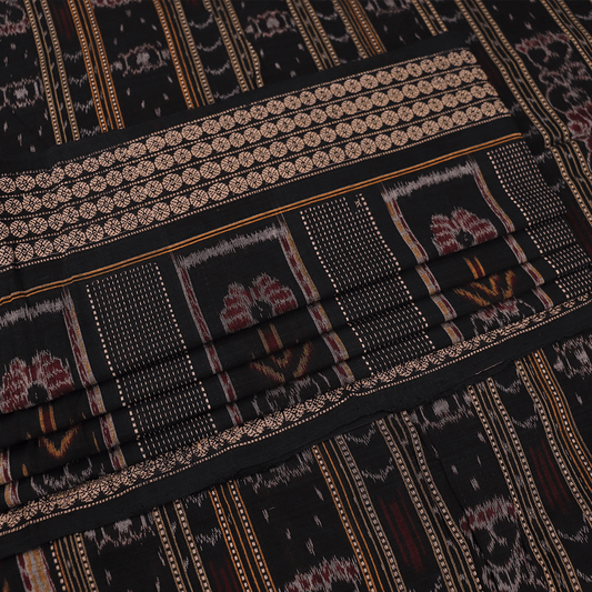 Handloom Sambalpuri Cotton Ikkat Saree Handloom Saree_Cotton Priyadarshini Handloom