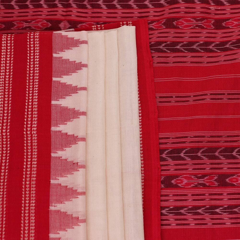 Handloom Sambalpuri Cotton Ikkat Saree Handloom Saree_Cotton Priyadarshini Handloom