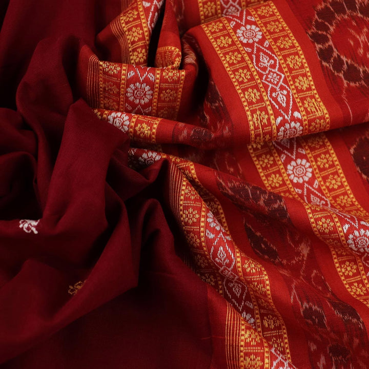 Handloom Sambalpuri Cotton Ikkat Saree Handloom Saree_Cotton Priyadarshini Handloom