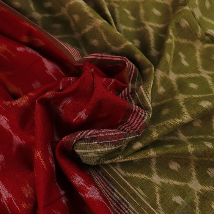 Handloom Sambalpuri Cotton Ikkat Saree Handloom Saree_Cotton Priyadarshini Handloom