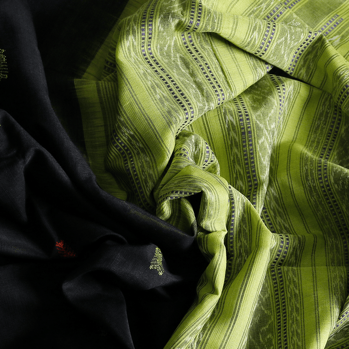 Handloom Sambalpuri Cotton Ikkat Saree Handloom Saree_Cotton Priyadarshini Handloom