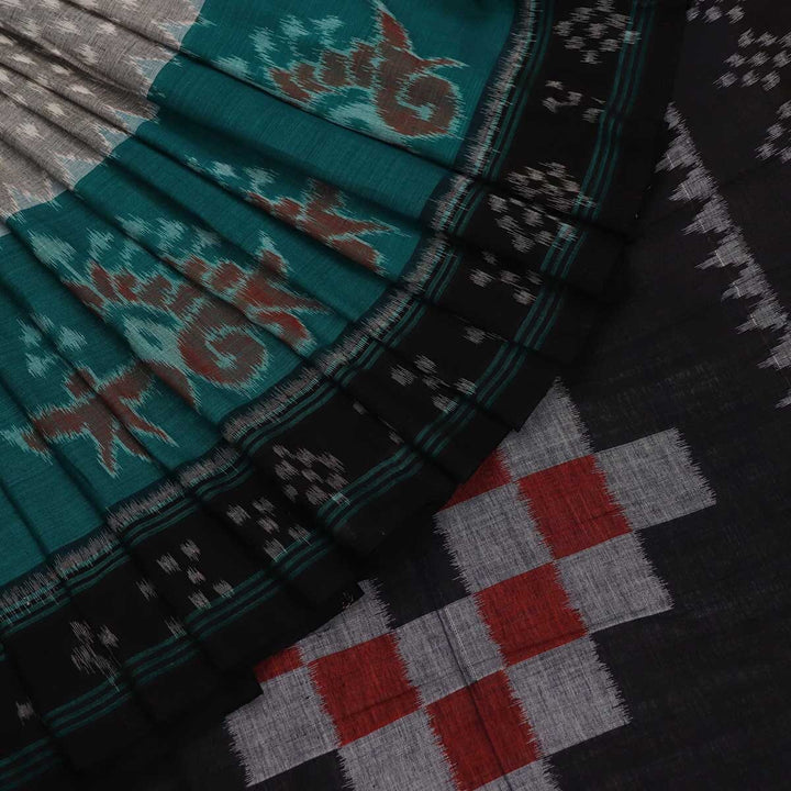 Handloom Sambalpuri Cotton Ikkat Saree Handloom Saree_Cotton Priyadarshini Handloom