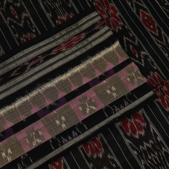 Handloom Sambalpuri Cotton Ikkat Saree Handloom Saree_Cotton Priyadarshini Handloom