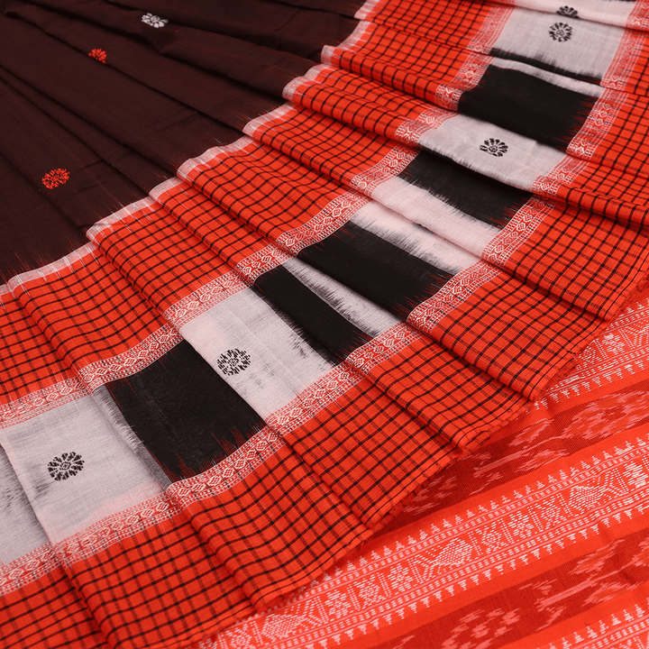 Handloom Sambalpuri Cotton Ikkat Saree Handloom Saree_Cotton Priyadarshini Handloom