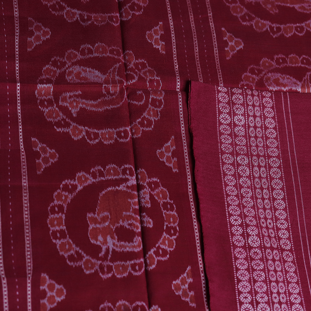 Handloom Sambalpuri Cotton Ikkat Saree Handloom Saree_Cotton Priyadarshini Handloom
