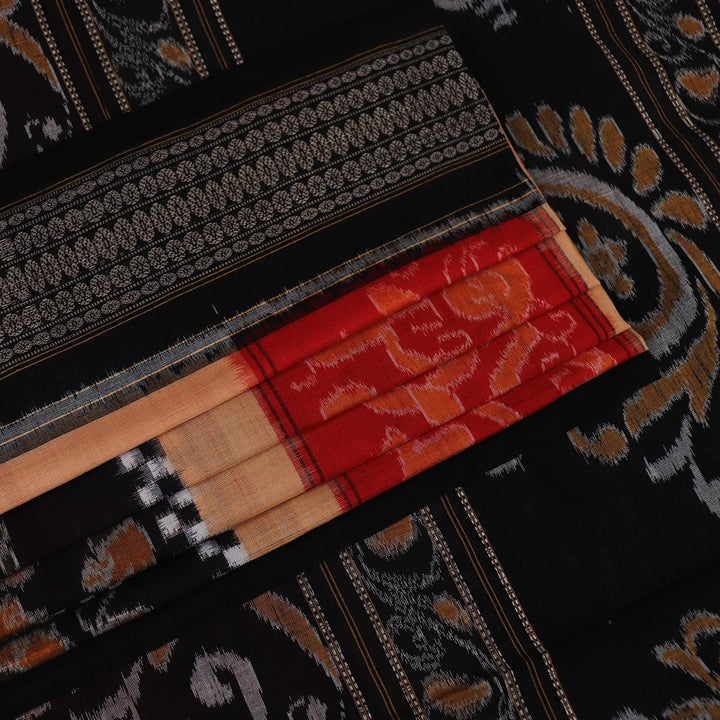 Handloom Sambalpuri Cotton Ikkat Saree Handloom Saree_Cotton Priyadarshini Handloom