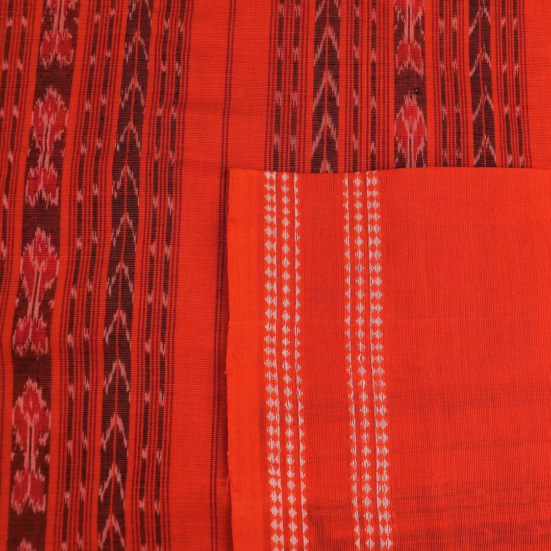 Handloom Sambalpuri Cotton Ikkat Saree Handloom Saree_Cotton Priyadarshini Handloom