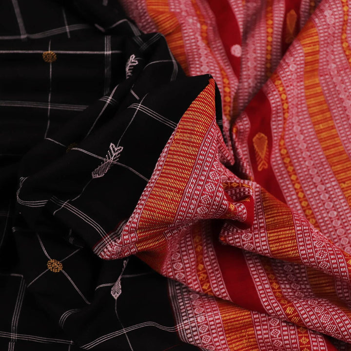 Handloom Sambalpuri Cotton Ikkat Saree Handloom Saree_Cotton Priyadarshini Handloom