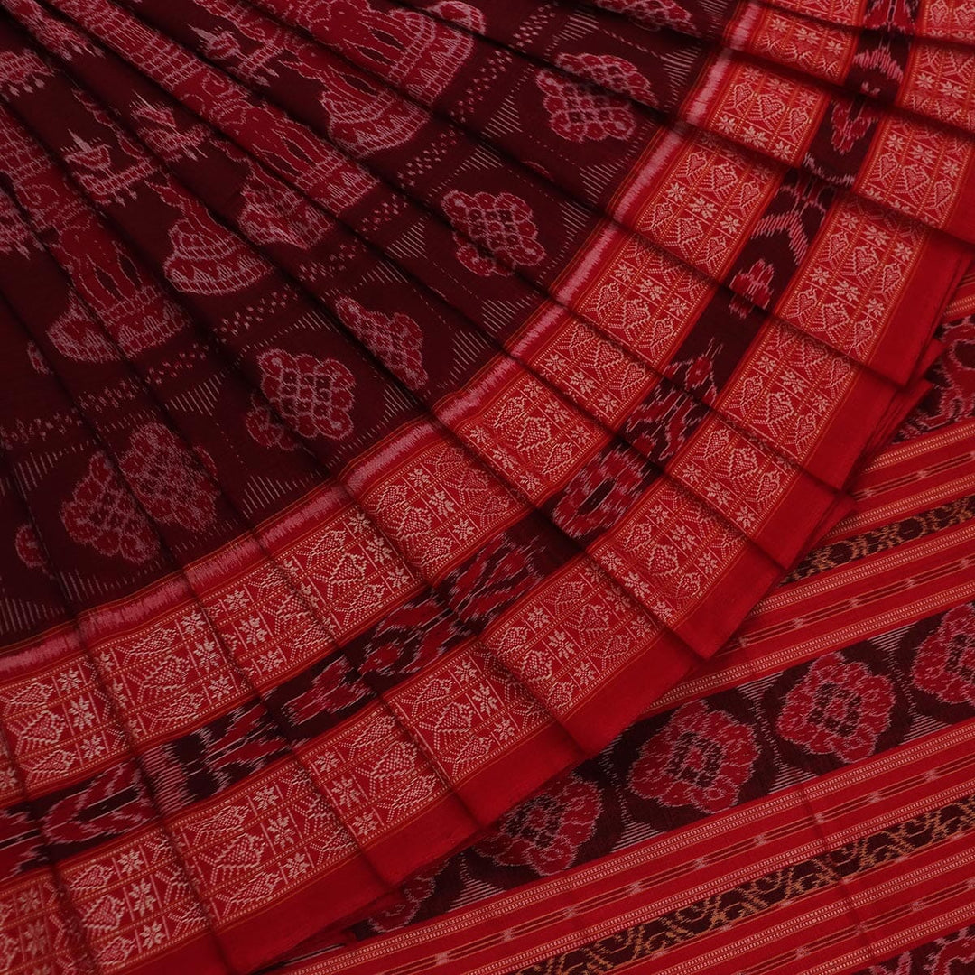 Handloom Sambalpuri Cotton Ikkat Saree Handloom Saree_Cotton Priyadarshini Handloom