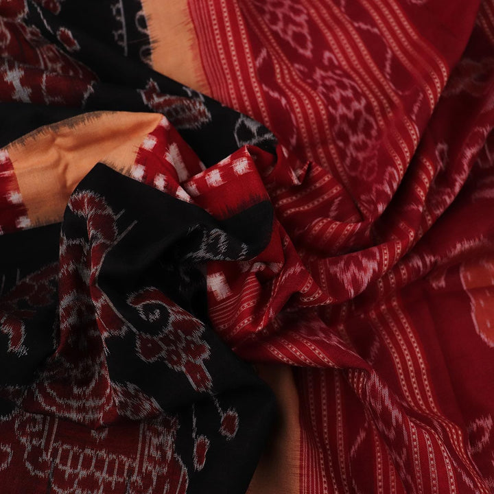 Handloom Sambalpuri Cotton Ikkat Saree Handloom Saree_Cotton Priyadarshini Handloom