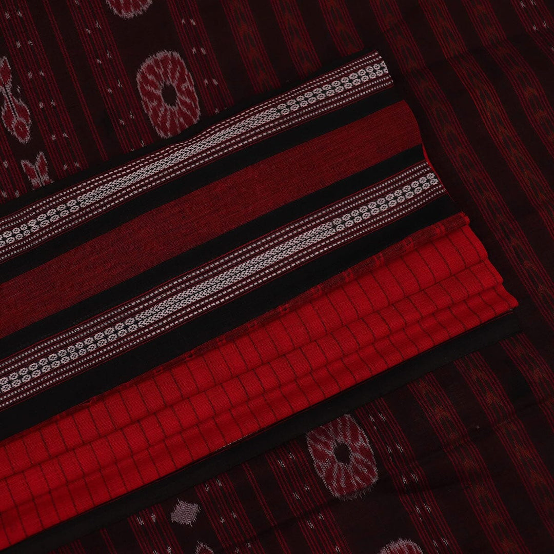 Handloom Sambalpuri Cotton Ikkat Saree Handloom Saree_Cotton Priyadarshini Handloom