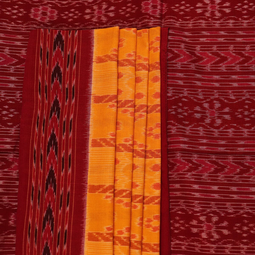 Handloom Sambalpuri Cotton Ikkat Saree Handloom Saree_Cotton Priyadarshini Handloom
