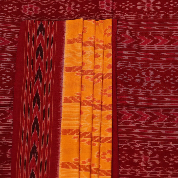 Handloom Sambalpuri Cotton Ikkat Saree Handloom Saree_Cotton Priyadarshini Handloom