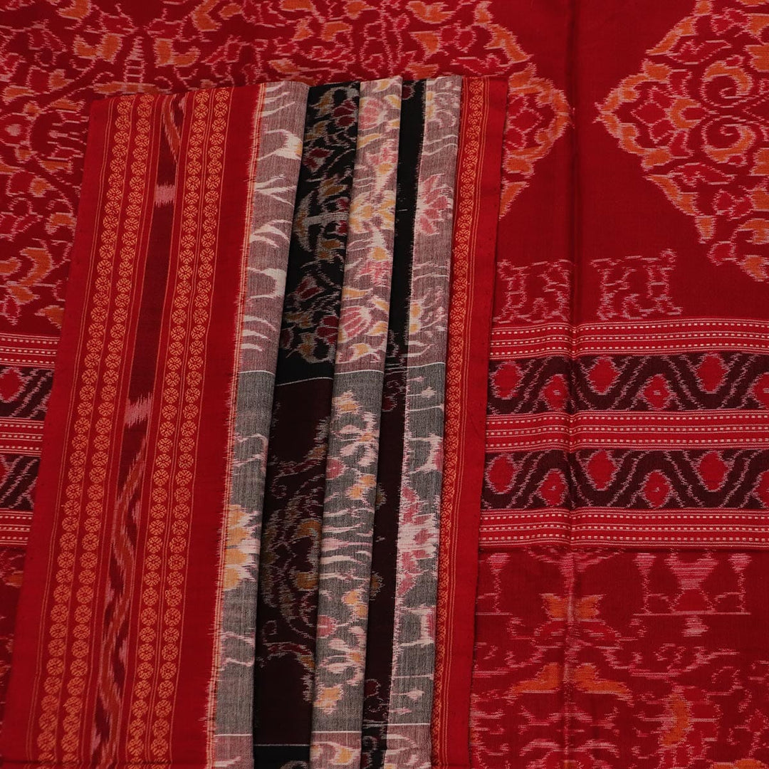 Handloom Sambalpuri Cotton Ikkat Saree Handloom Saree_Cotton Priyadarshini Handloom