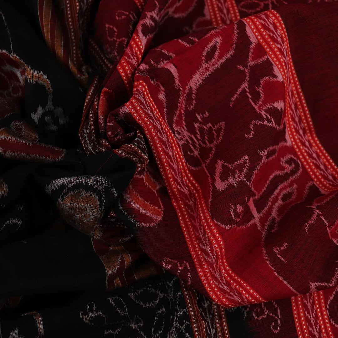 Handloom Sambalpuri Cotton Ikkat Saree Handloom Saree_Cotton Priyadarshini Handloom