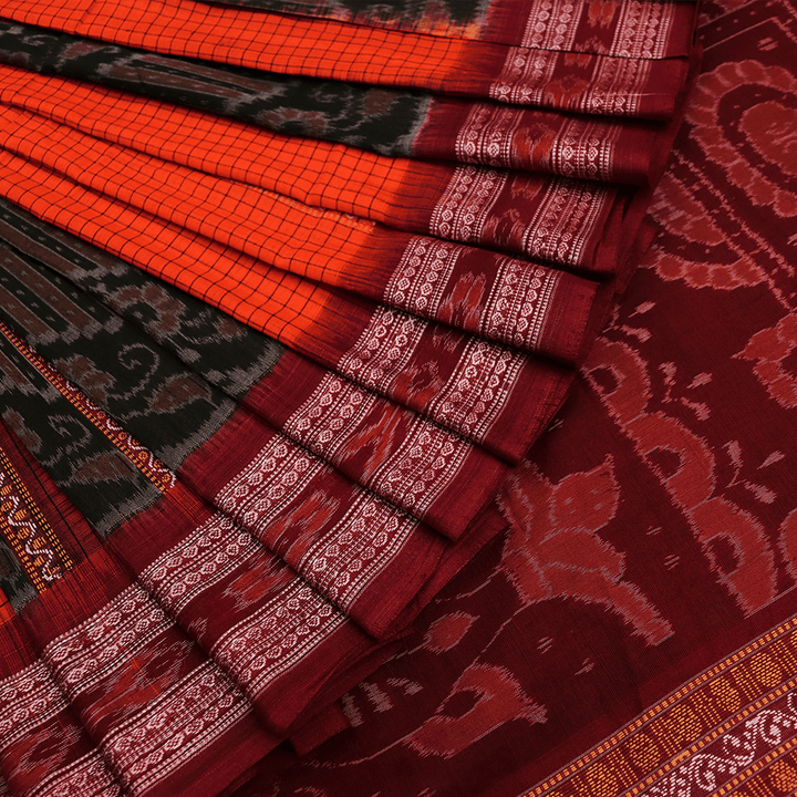 Handloom Sambalpuri Cotton Ikkat Saree Handloom Saree_Cotton Priyadarshini Handloom