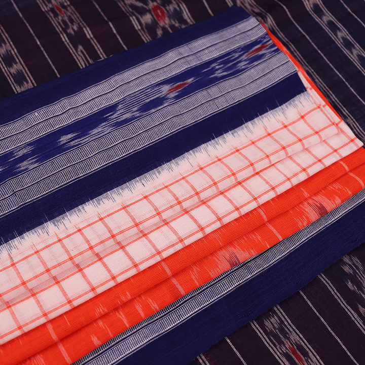 Handloom Sambalpuri Cotton Ikkat Saree Handloom Saree_Cotton Priyadarshini Handloom
