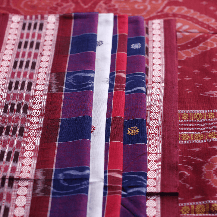 Handloom Sambalpuri Cotton Ikkat Saree Handloom Saree_Cotton Priyadarshini Handloom