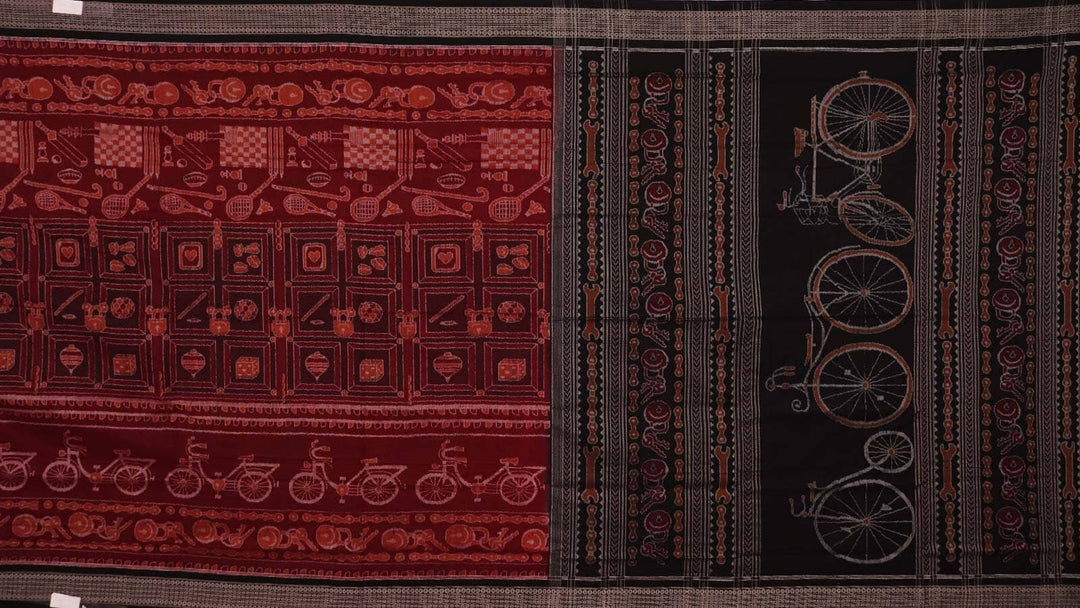 Handloom Sambalpuri Cotton Ikkat Saree Handloom Saree_Cotton Priyadarshini Handloom
