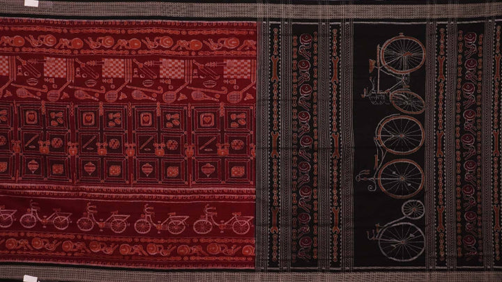 Handloom Sambalpuri Cotton Ikkat Saree Handloom Saree_Cotton Priyadarshini Handloom