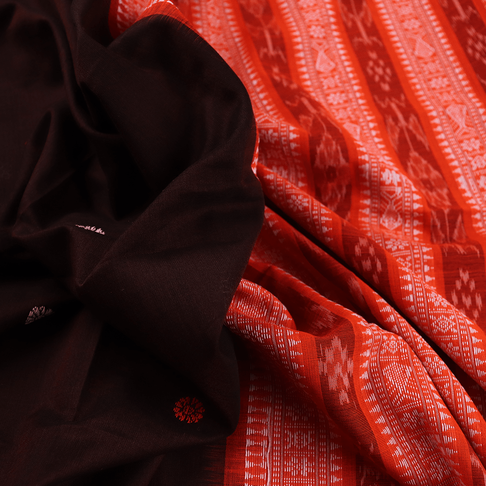 Handloom Sambalpuri Cotton Ikkat Saree Handloom Saree_Cotton Priyadarshini Handloom