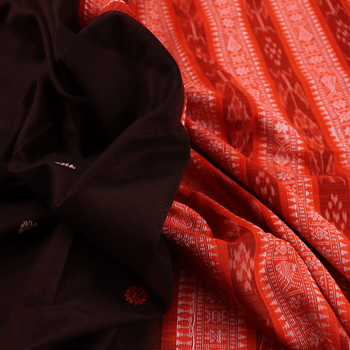 Handloom Sambalpuri Cotton Ikkat Saree Handloom Saree_Cotton Priyadarshini Handloom