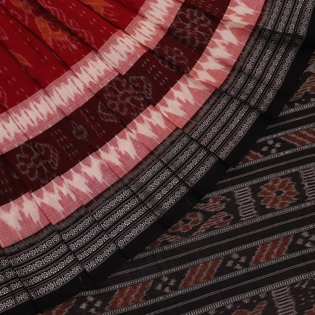 Handloom Sambalpuri Cotton Ikkat Saree Handloom Saree_Cotton Priyadarshini Handloom