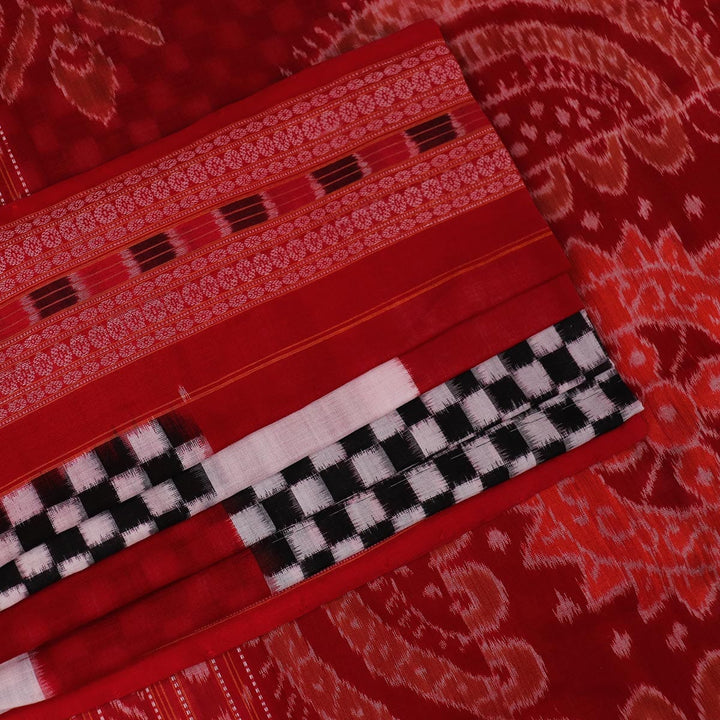 Handloom Sambalpuri Cotton Ikkat Saree Handloom Saree_Cotton Priyadarshini Handloom