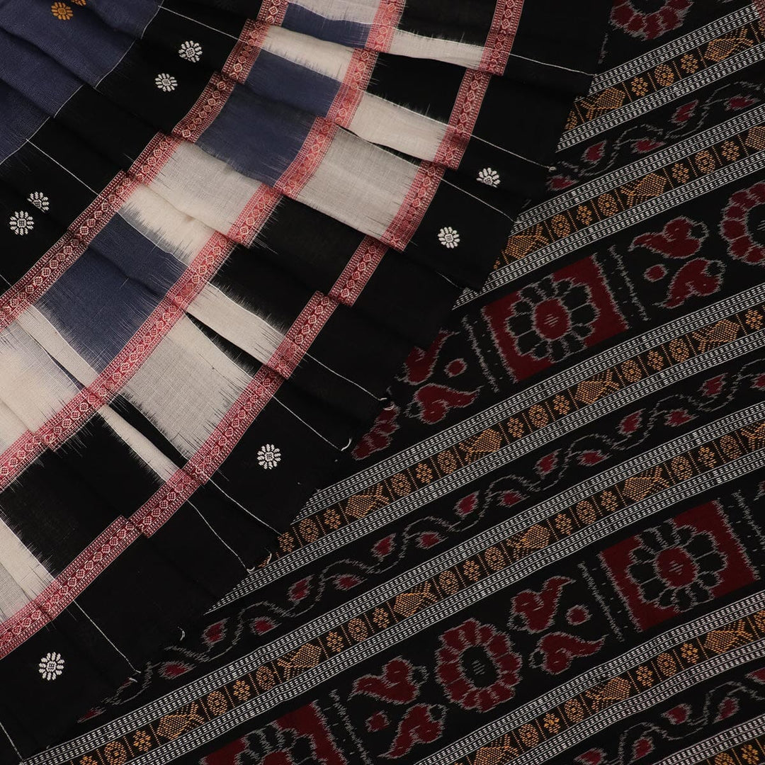 Handloom Sambalpuri Cotton Ikkat Saree Handloom Saree_Cotton Priyadarshini Handloom