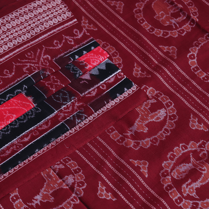 Handloom Sambalpuri Cotton Ikkat Saree Handloom Saree_Cotton Priyadarshini Handloom