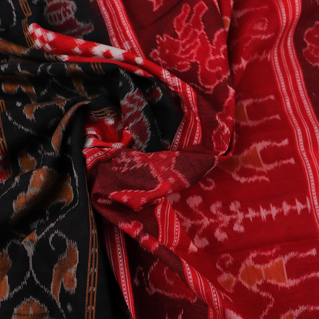 Handloom Sambalpuri Cotton Ikkat Saree Handloom Saree_Cotton Priyadarshini Handloom
