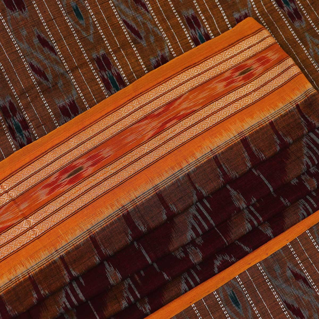 Handloom Sambalpuri Cotton Ikkat Saree Handloom Saree_Cotton Priyadarshini Handloom