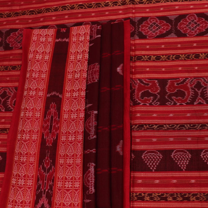 Handloom Sambalpuri Cotton Ikkat Saree Handloom Saree_Cotton Priyadarshini Handloom