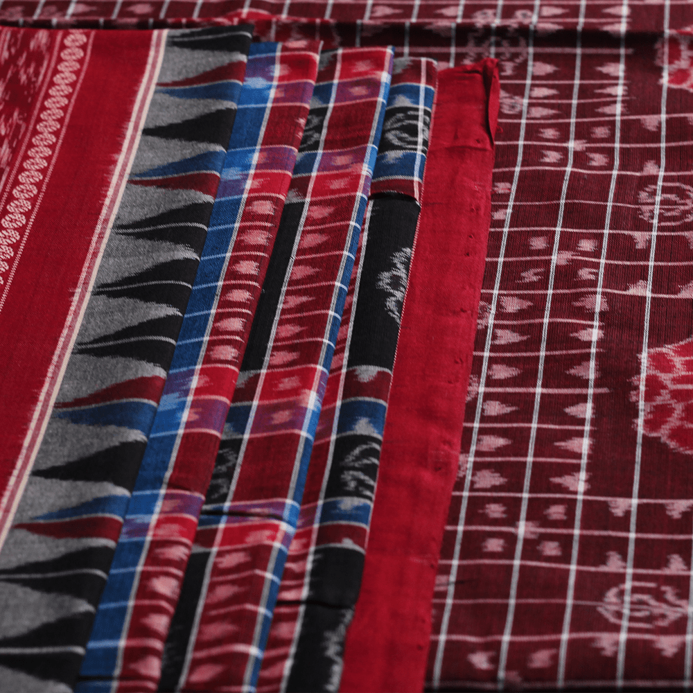 Handloom Sambalpuri Cotton Ikkat Saree Handloom Saree_Cotton Priyadarshini Handloom
