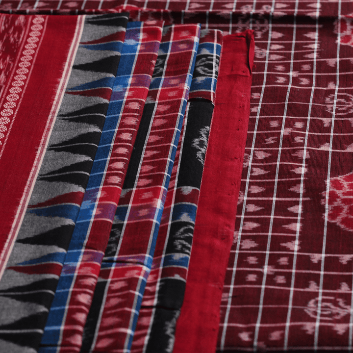 Handloom Sambalpuri Cotton Ikkat Saree Handloom Saree_Cotton Priyadarshini Handloom