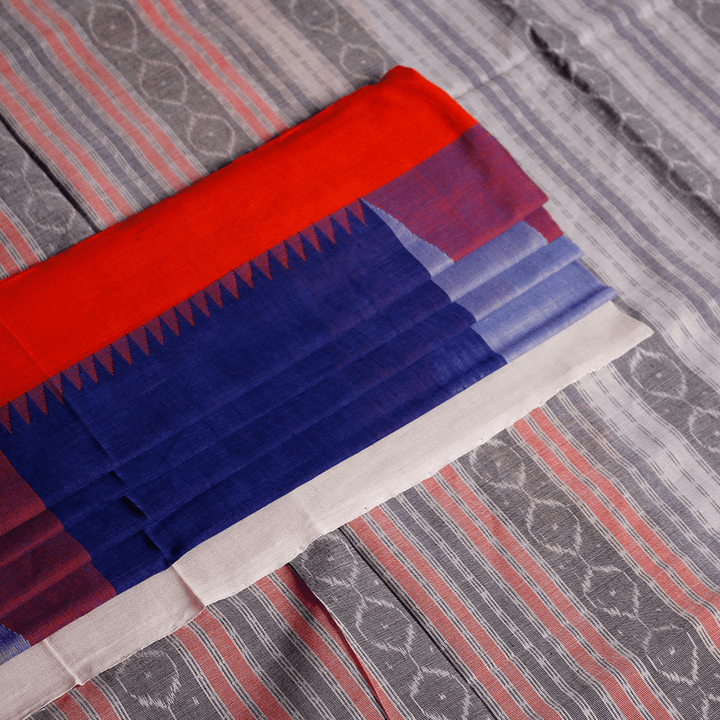 Handloom Sambalpuri Cotton Ikkat Saree Handloom Saree_Cotton Priyadarshini Handloom