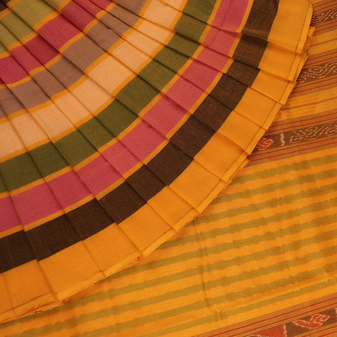 Handloom Sambalpuri Cotton Ikkat Saree Handloom Saree_Cotton Priyadarshini Handloom