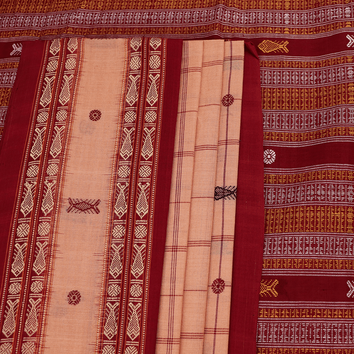 Handloom Sambalpuri Cotton Ikkat Saree Handloom Saree_Cotton Priyadarshini Handloom