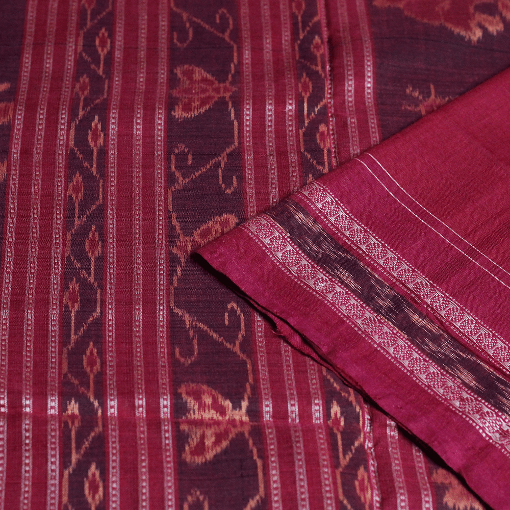 Handloom Sambalpuri Cotton Ikkat Saree Handloom Saree_Cotton Priyadarshini Handloom