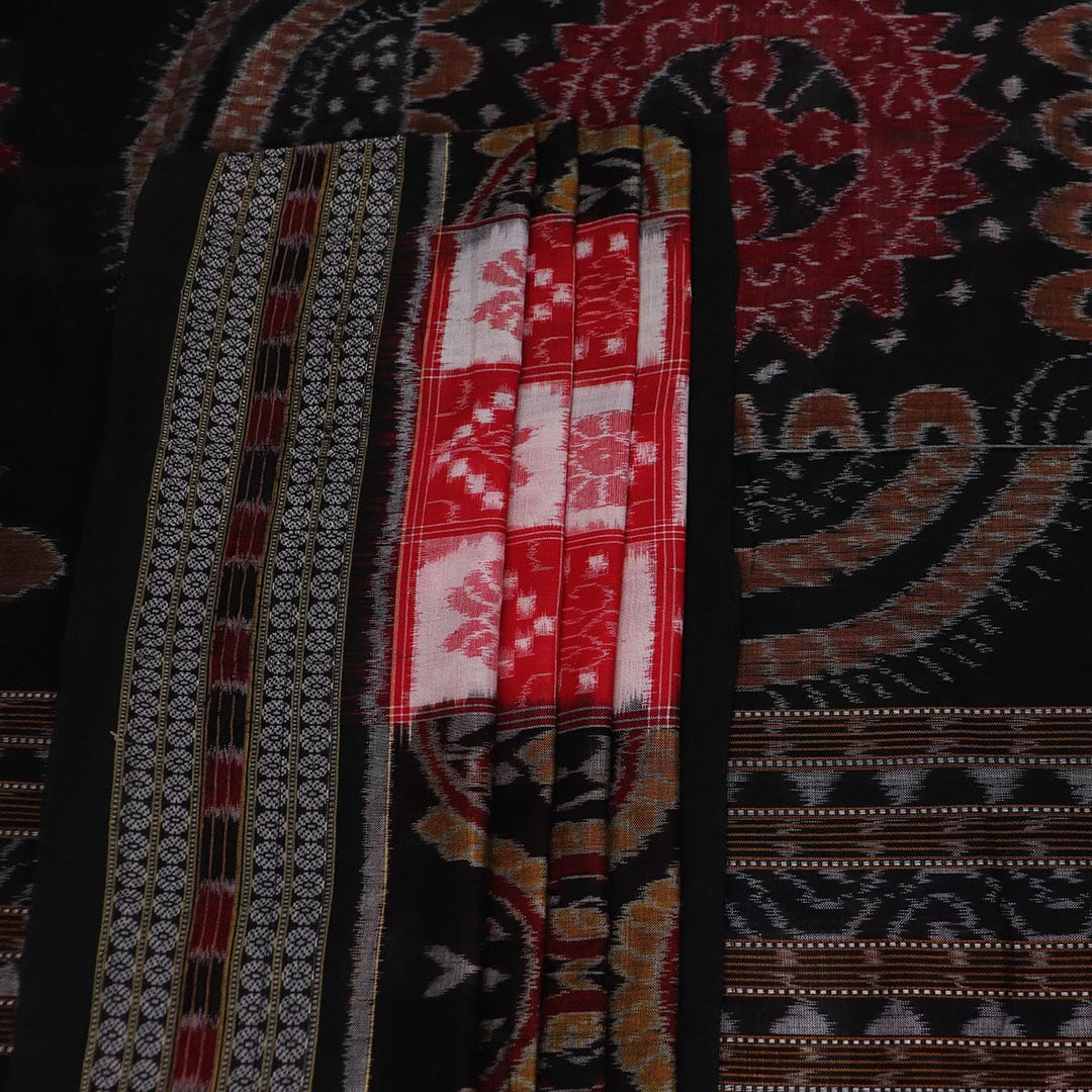 Handloom Sambalpuri Cotton Ikkat Saree Handloom Saree_Cotton Priyadarshini Handloom