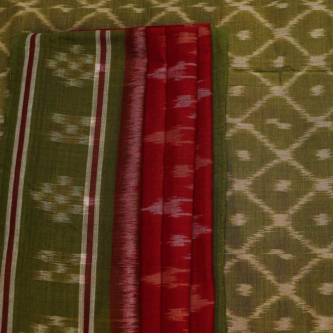 Handloom Sambalpuri Cotton Ikkat Saree Handloom Saree_Cotton Priyadarshini Handloom