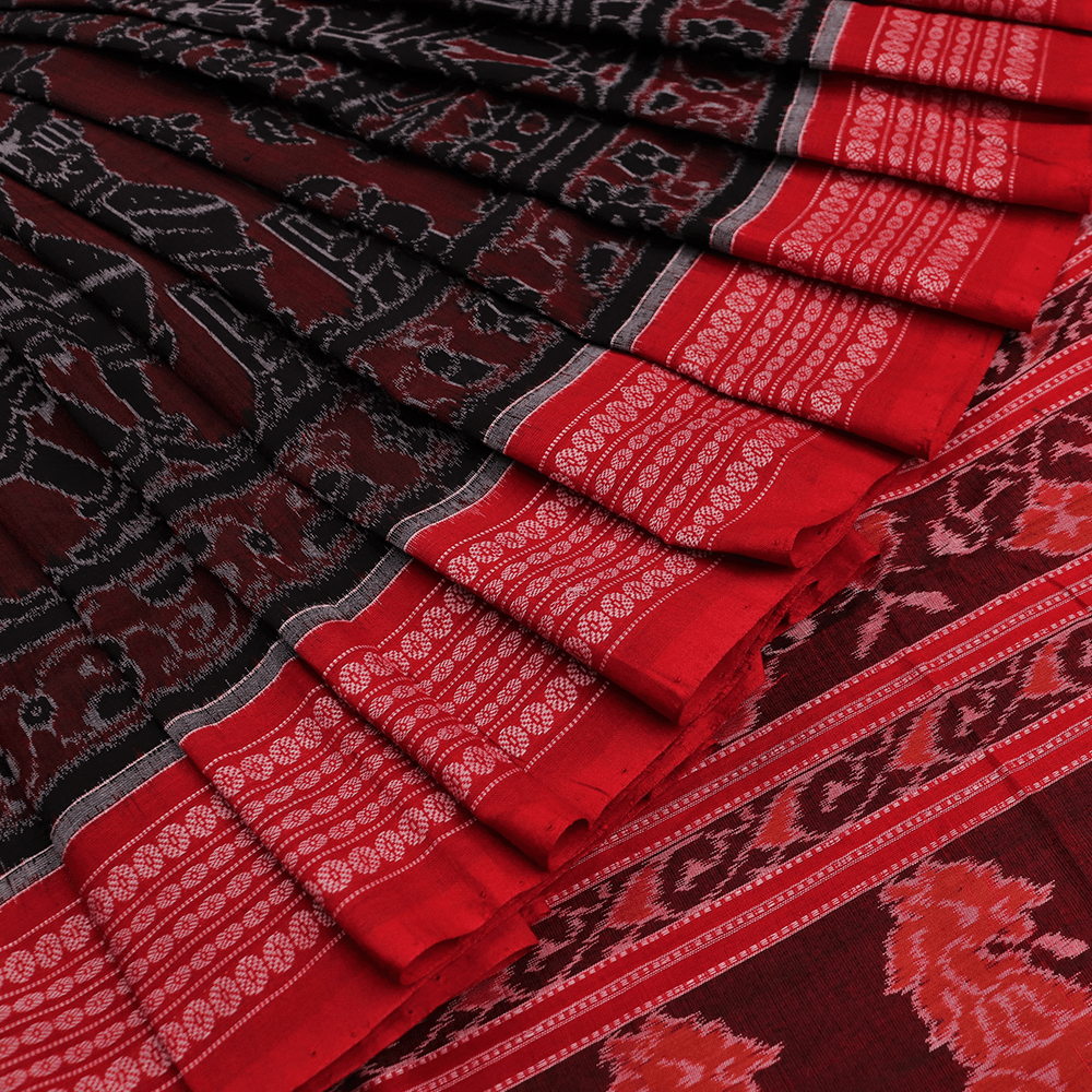 Handloom Sambalpuri Cotton Ikkat Saree Handloom Saree_Cotton Priyadarshini Handloom