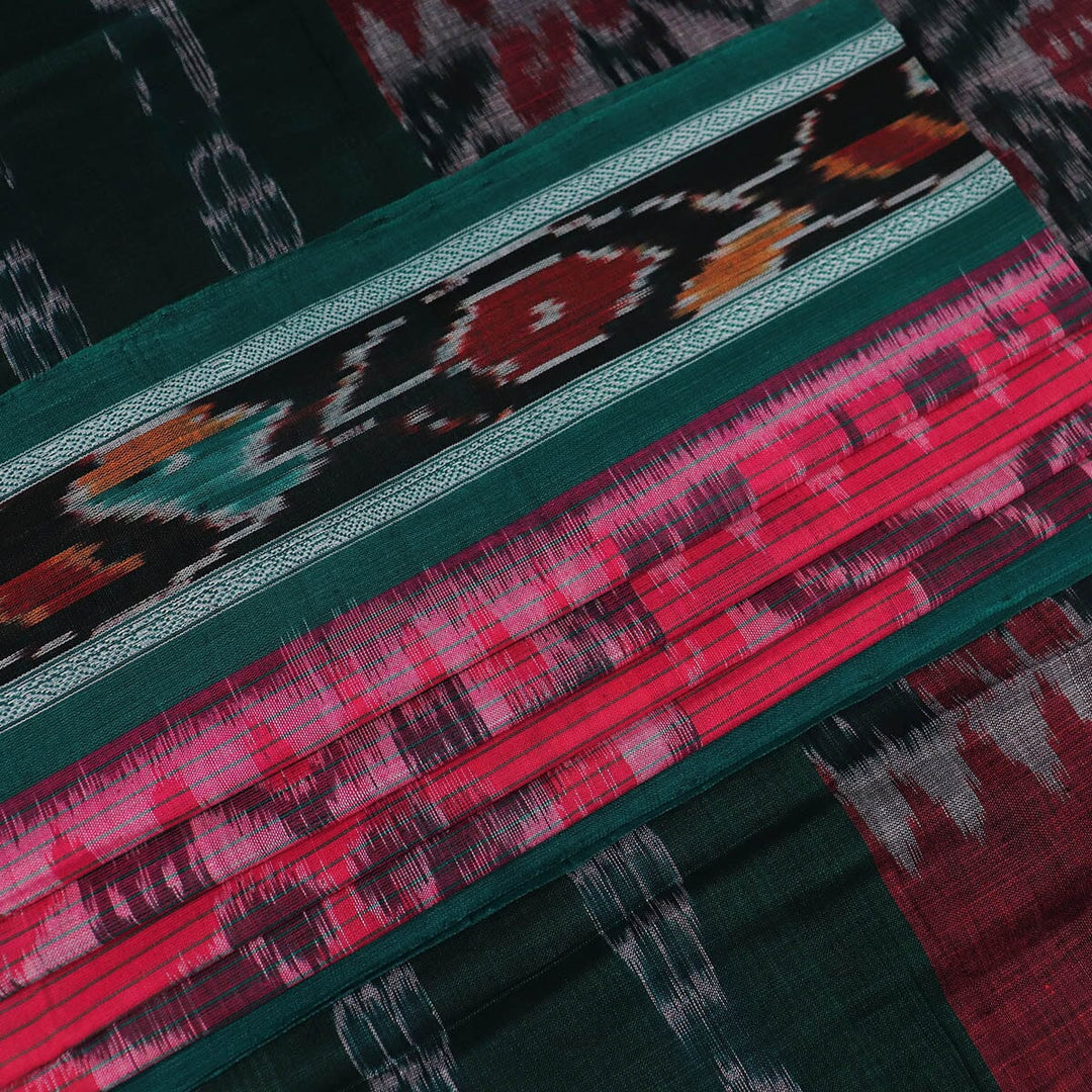 Handloom Sambalpuri Cotton Ikkat Saree Handloom Saree_Cotton Priyadarshini Handloom