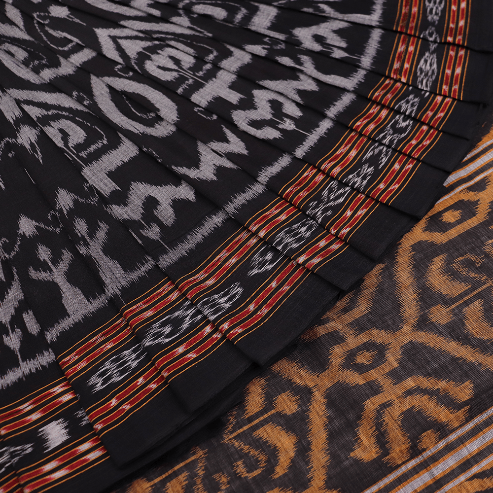 Handloom Sambalpuri Cotton Ikkat Saree Handloom Saree_Cotton Priyadarshini Handloom
