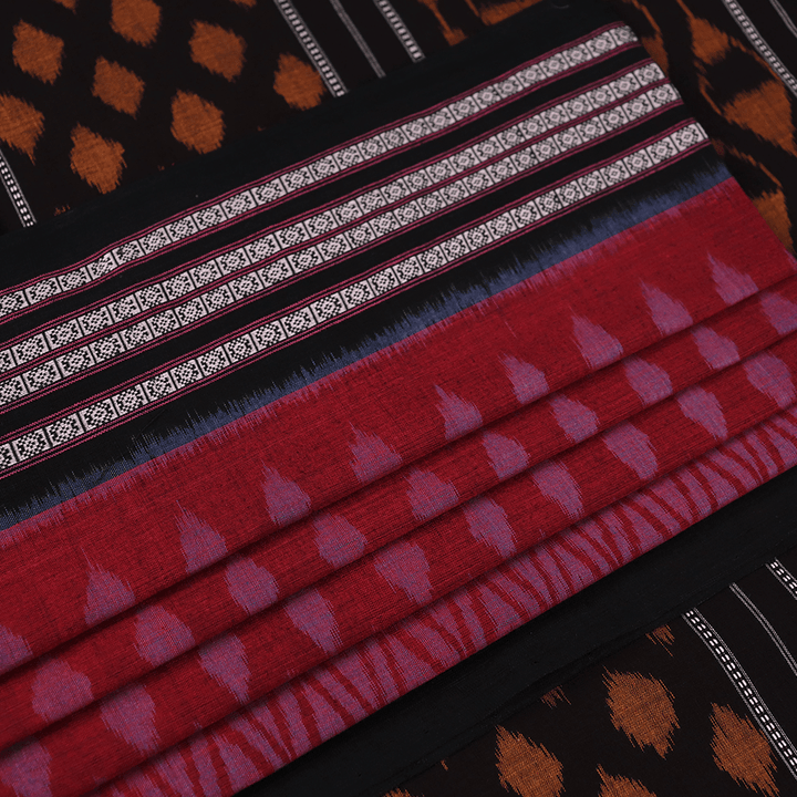 Handloom Sambalpuri Cotton Ikkat Saree Handloom Saree_Cotton Priyadarshini Handloom