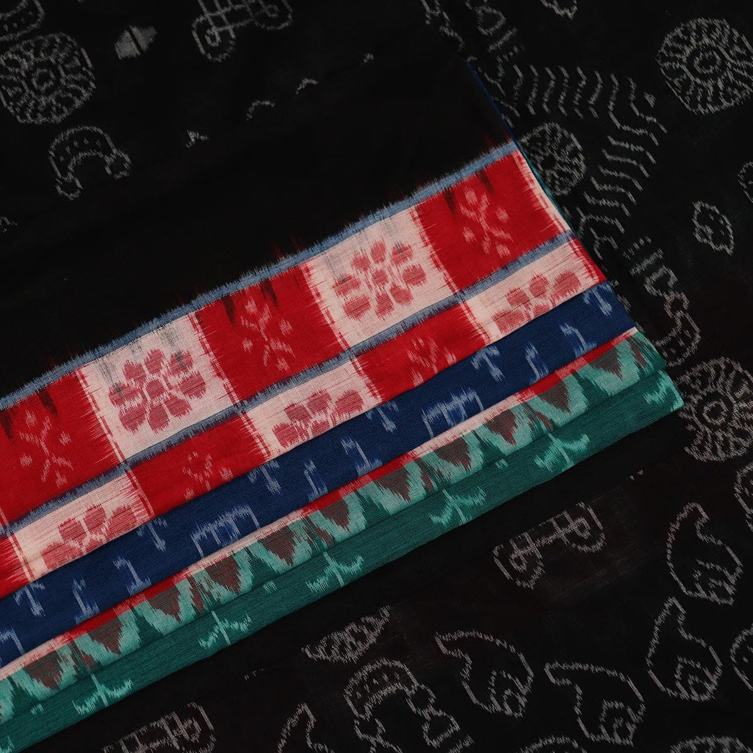 Handloom Sambalpuri Cotton Ikkat Saree Handloom Saree_Cotton Priyadarshini Handloom