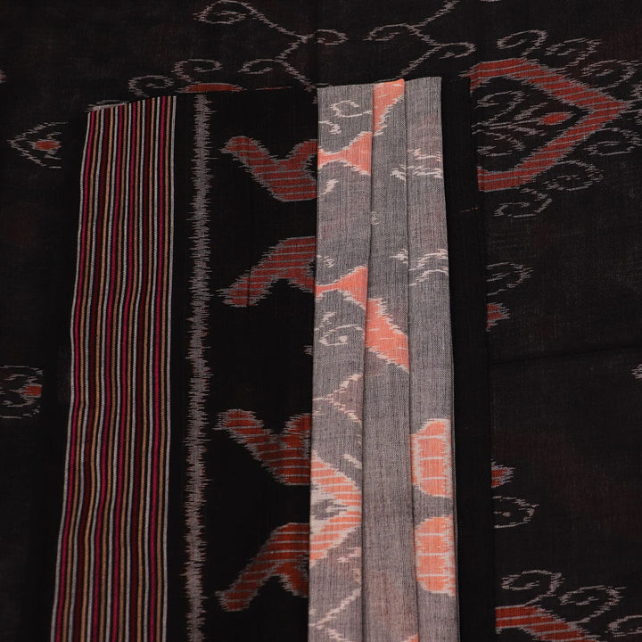 Handloom Sambalpuri Cotton Ikkat Saree Handloom Saree_Cotton Priyadarshini Handloom