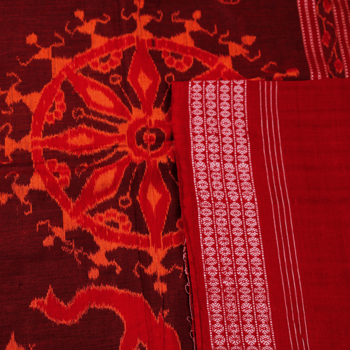 Handloom Sambalpuri Cotton Ikkat Saree Handloom Saree_Cotton Priyadarshini Handloom