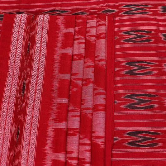 Handloom Sambalpuri Cotton Ikkat Saree Handloom Saree_Cotton Priyadarshini Handloom