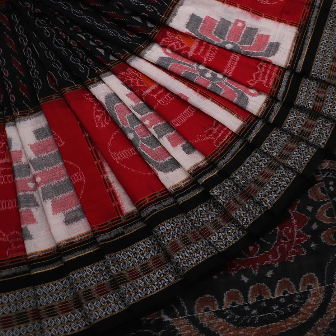 Handloom Sambalpuri Cotton Ikkat Saree Handloom Saree_Cotton Priyadarshini Handloom